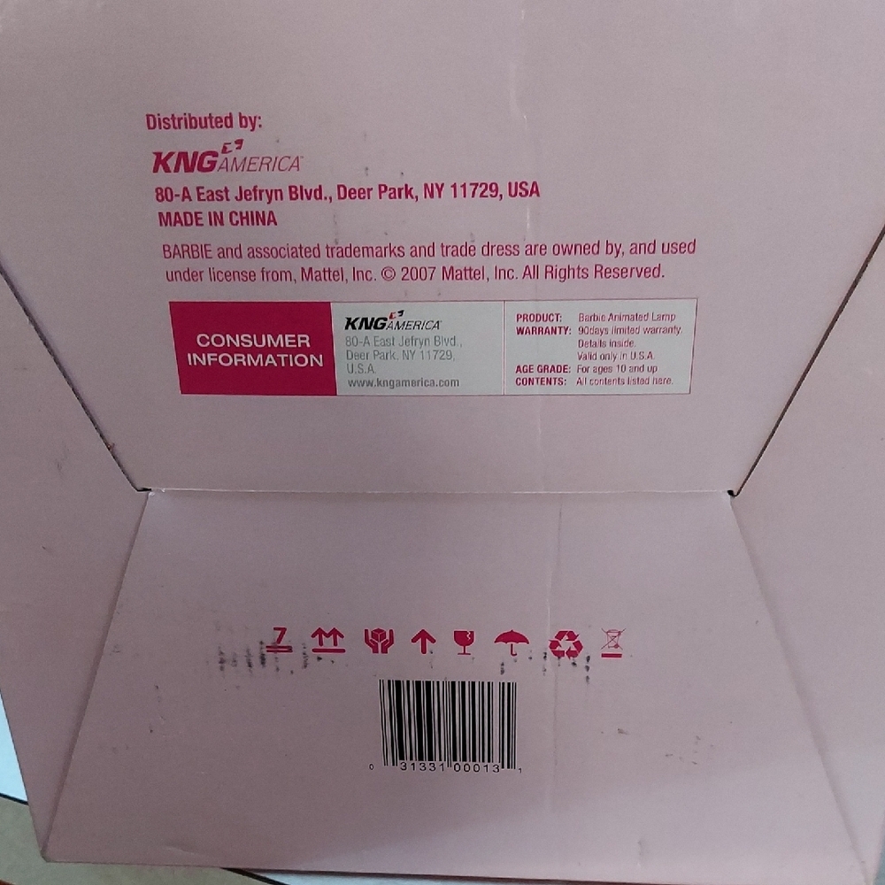 Barbie Ballerina Lamp ~never Opened♡ - Picture 2 of 4